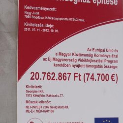 Falusi vengégház  Környönyepusztán